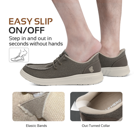 Men's Lightweight Loafers with Arch Support