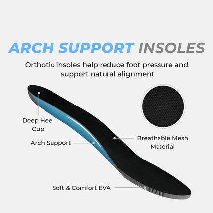 Men's Wide Toe Box Arch Support Slippers - WALKHERO