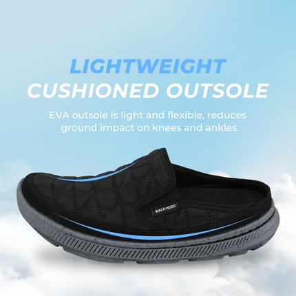 Men's Wide Toe Box Arch Support Slippers - WALKHERO