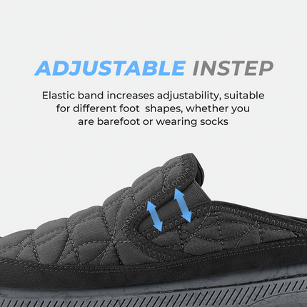 Men's Wide Toe Box Arch Support Slippers - WALKHERO
