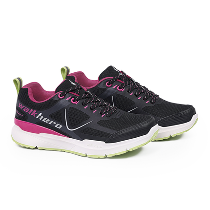 Women's Arch Support Wide Toe Box Sneakers - WALKHERO
